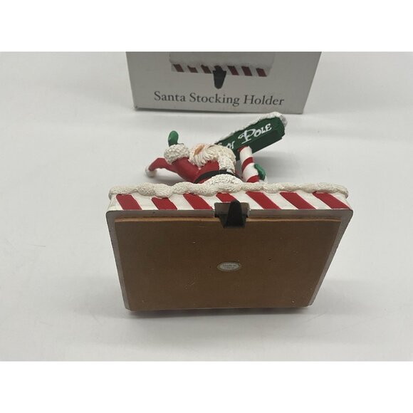 Annalee Mantel Collection Vintage Santa Stocking Holder in Original Box - Picture 14 of 14